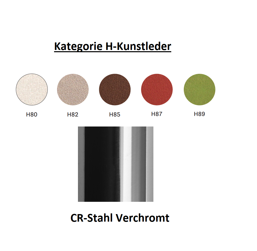 Pedrali Cube XL 1461-Kategorie H-CR-Stahl Verchromt