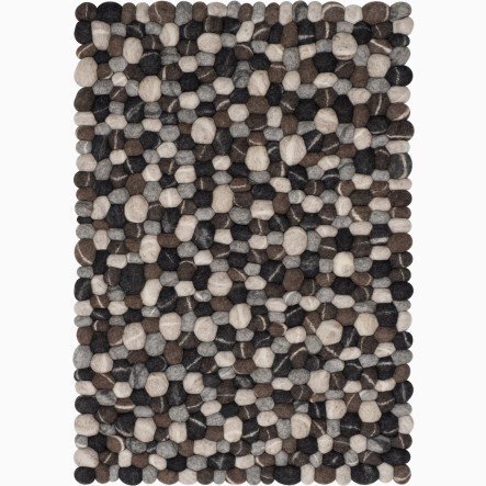 Myfelt Filzkugelteppich Hardy Rechteckig