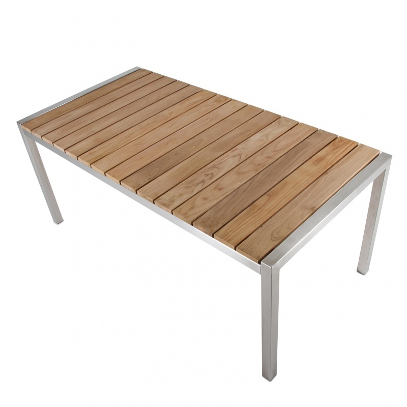 Jan Kurtz  Luxury Gartentisch mit Teakplatte