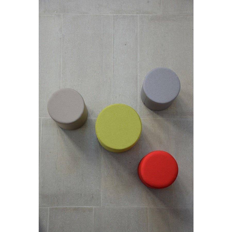 Jan Kurtz Rondo Pouf Leder Ø40 cm