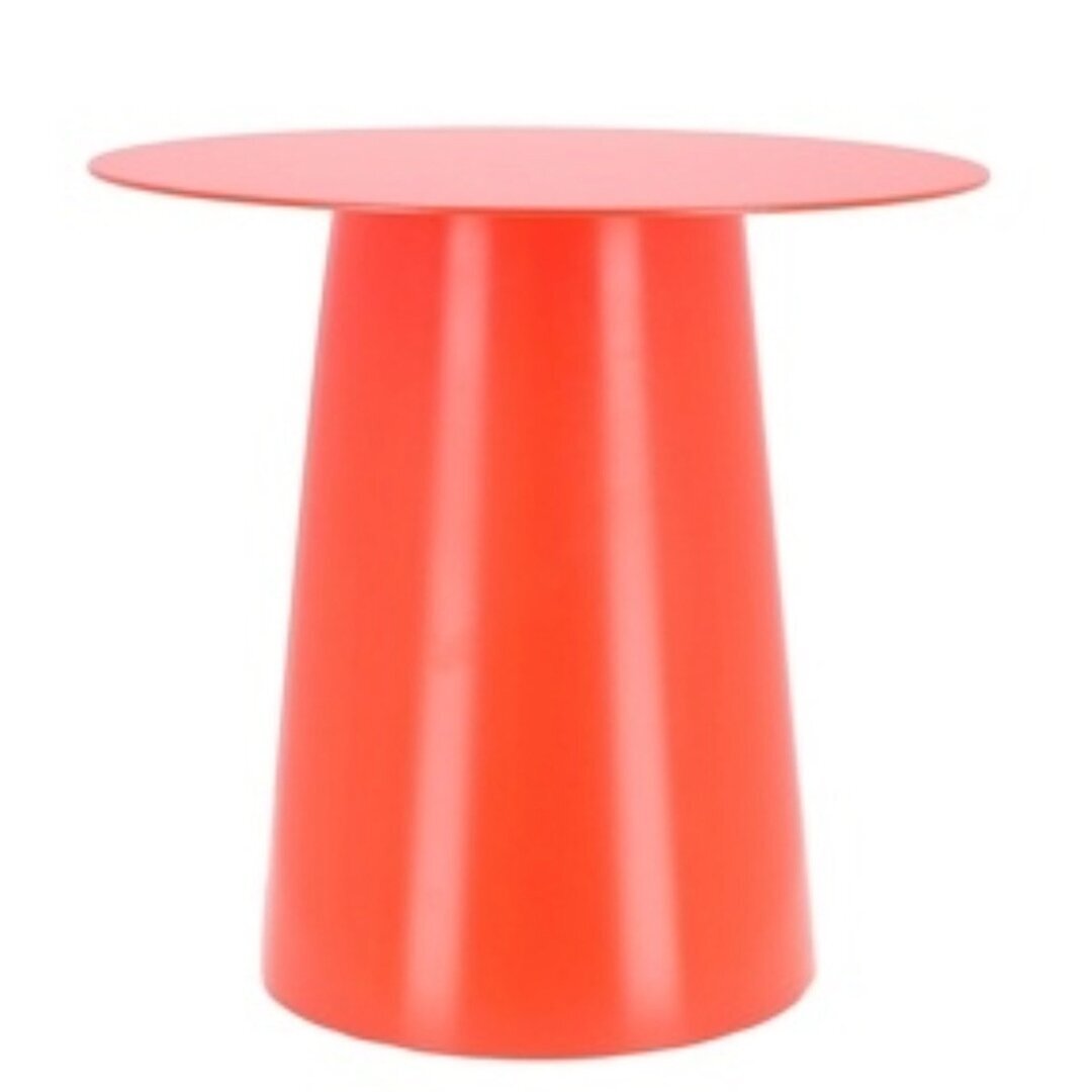 Jan Kurtz Feel Neon Beistelltisch - leuchthellrot RAL 3026 - Ø 50 x 46 cm