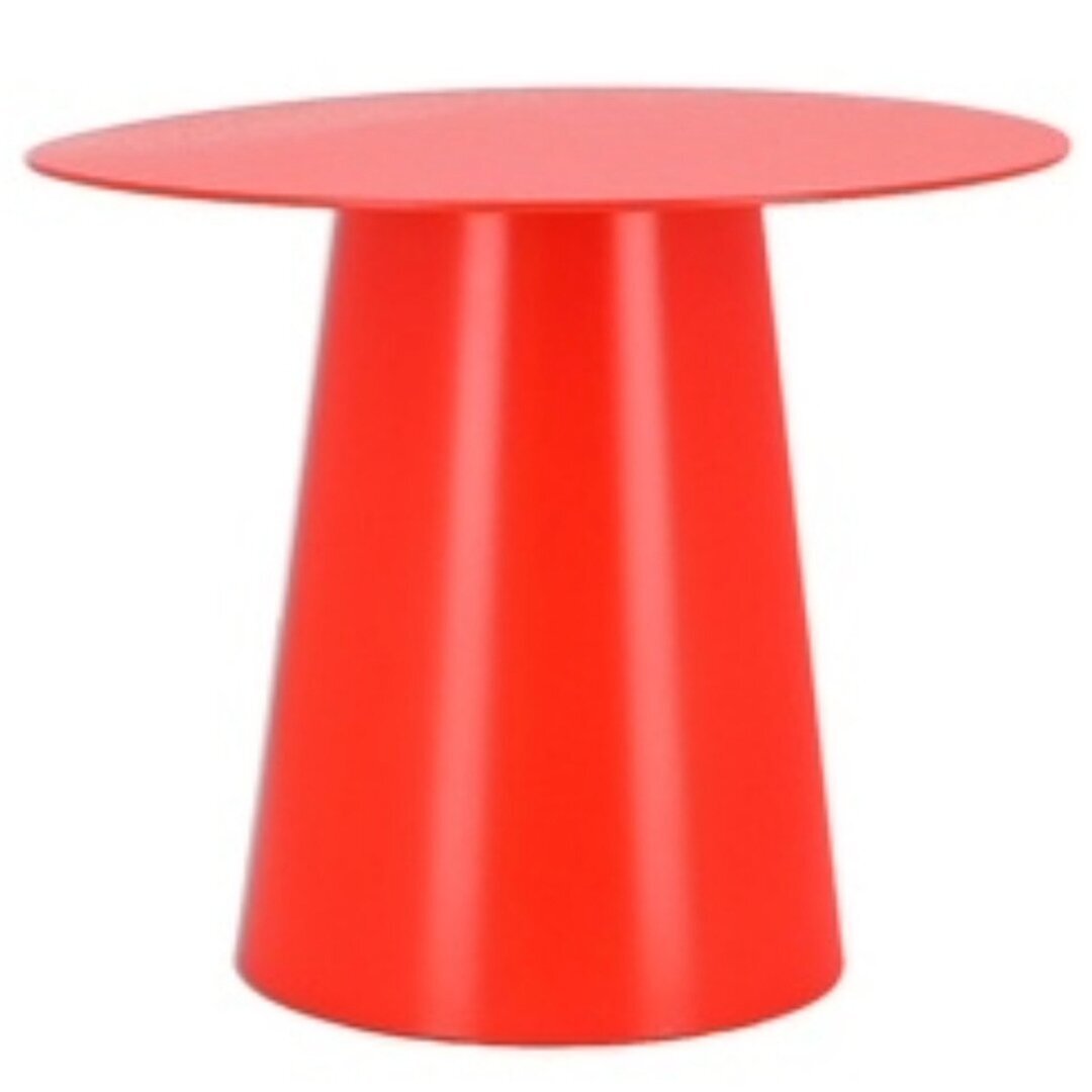 Jan Kurtz Feel Neon Beistelltisch - leuchthellrot RAL 3026 - Ø 40 x 32 cm