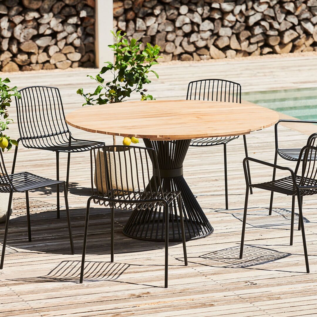 Jan Kurtz MORO Outdoor Tisch - Schwarz - Natur