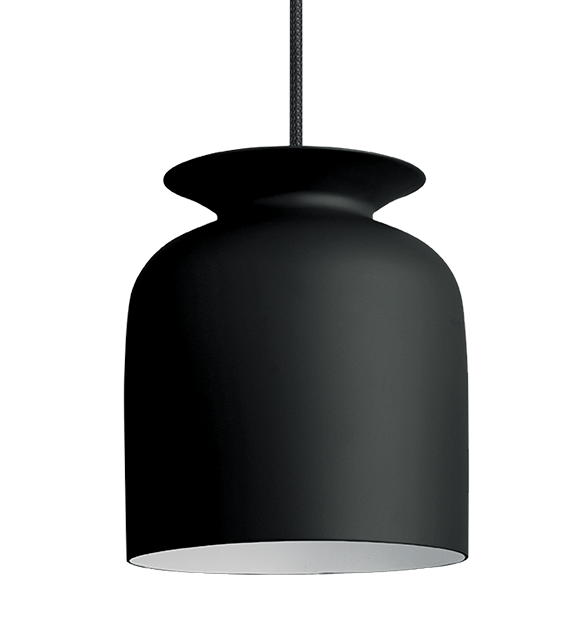 Gubi Ronde Pendant -     Black - Soft Black Matt