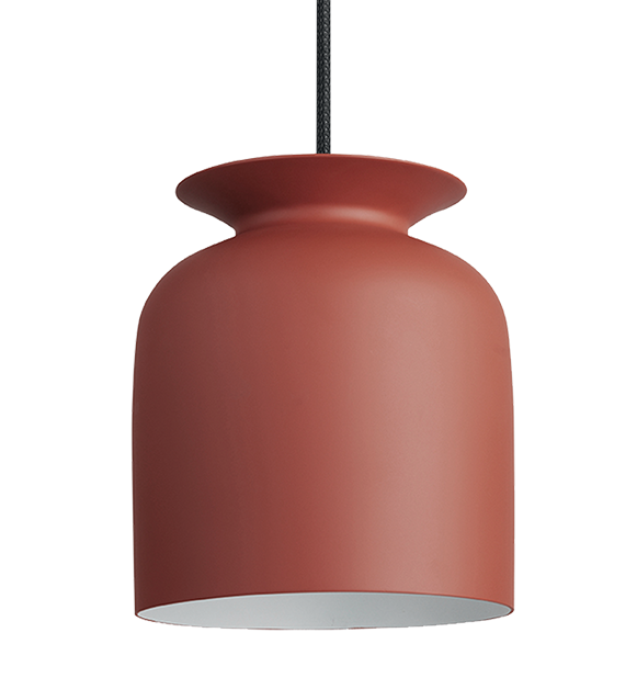 Gubi Ronde Pendant -   Black - Redwood Matt