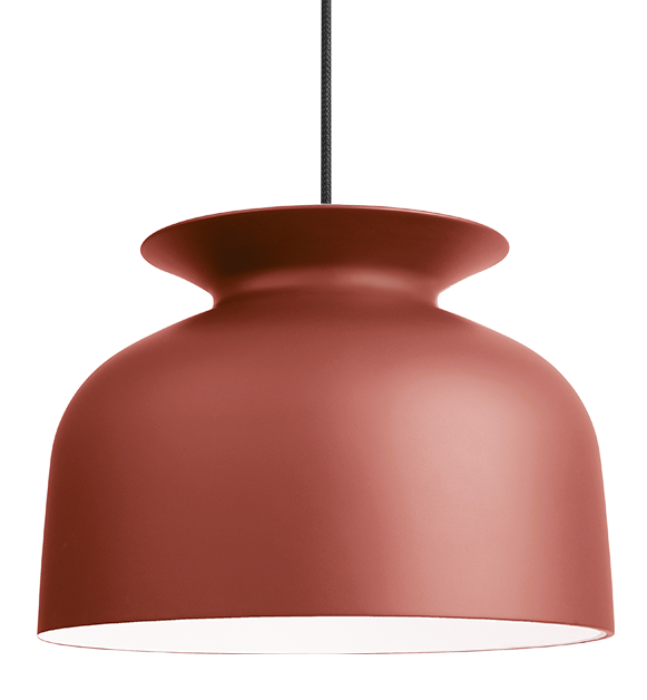 Gubi Ronde Pendant -   Black - Redwood Matt