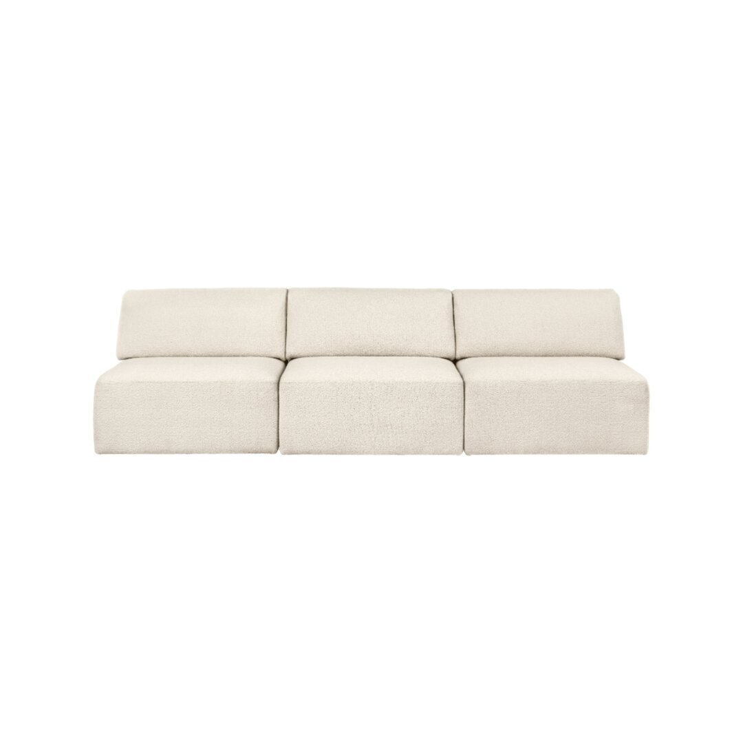 Gubi Wonder Sofa - 3-Seater Without Armrest