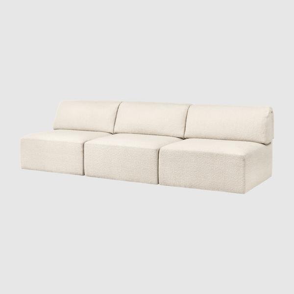 Gubi Wonder Sofa - 3-Seater Without Armrest