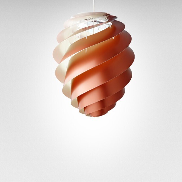 Le Klint 1312 Swirl Pendelleuchte - Kupfer