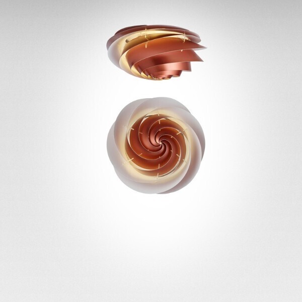 Le Klint 1320 Swirl Wand/Deckenleuchte - Kupfer