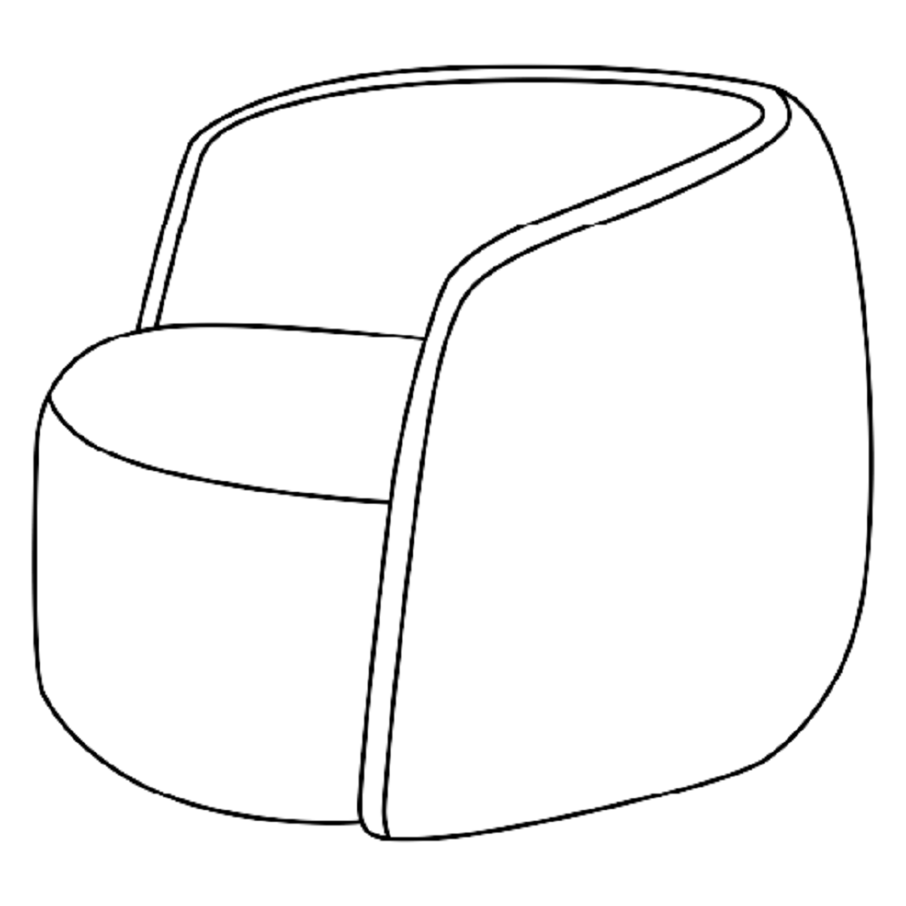 Joli Olivo Lounge Swivel - Loungesessel