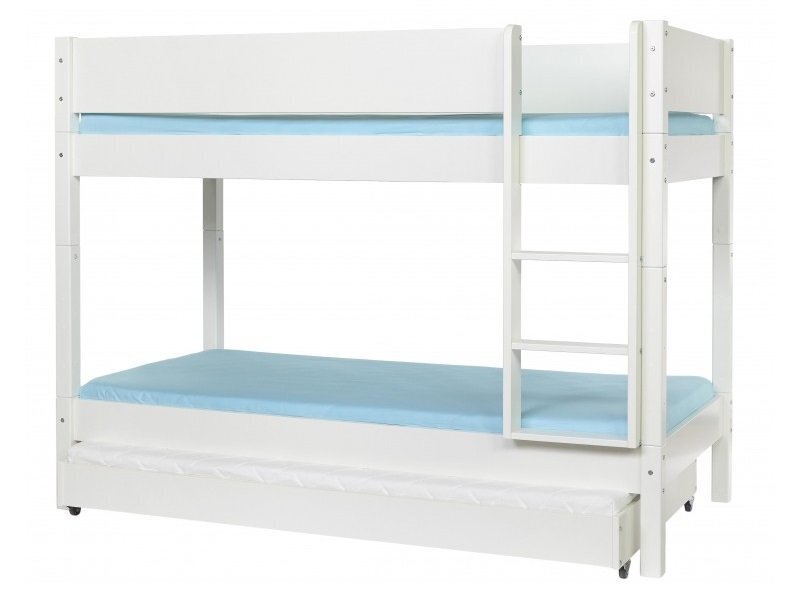 Manis-h Niedriges Ausziehbett mit Lattenrost