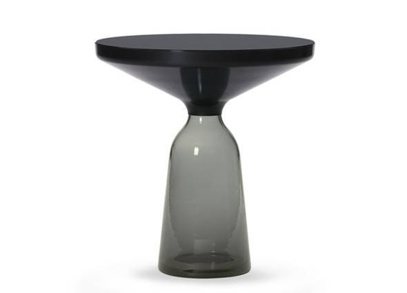 ClassiCon Bell Side Table Black Edition - Quarz Grau
