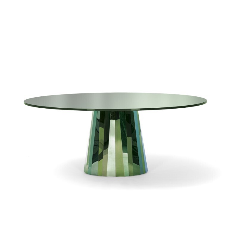 ClassiCon Pli Table - grün-vollflächig lackiert