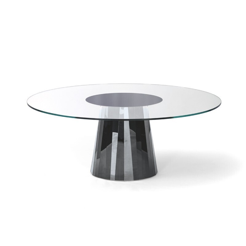 ClassiCon Pli Table - schwarz-mittig lackiert