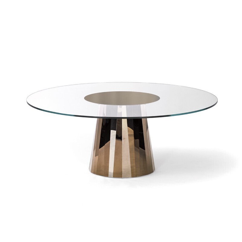 ClassiCon Pli Table-bronze-mittig lackiert