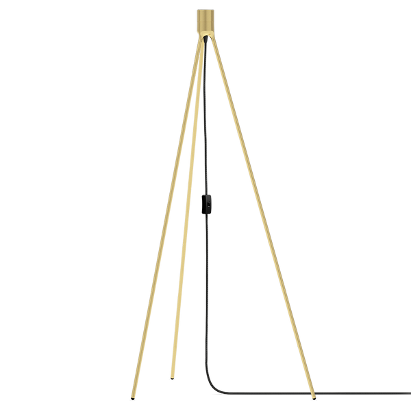Floor tripod brushed brass