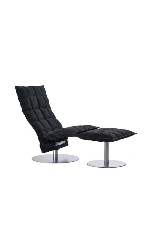 Woodnotes K Chair Swivel Narrow-black