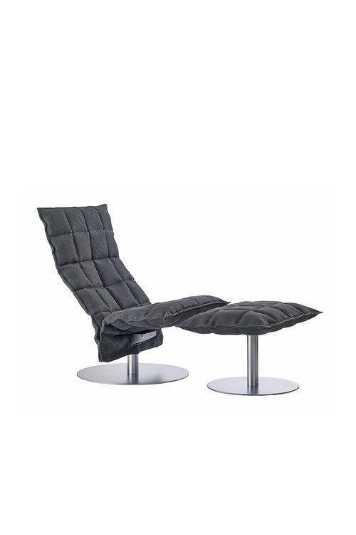 Woodnotes K Chair Swivel Narrow - graphite