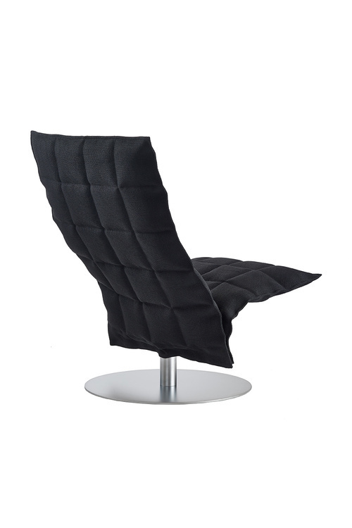 Woodnotes K Chair Swivel Narrow-black