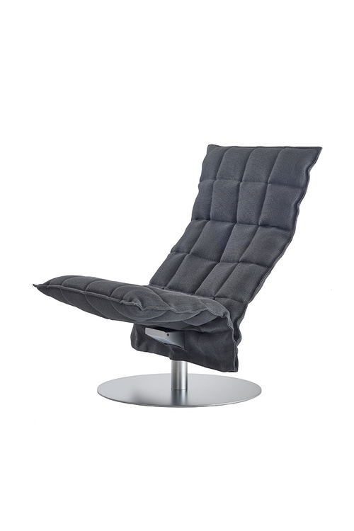 Woodnotes K Chair Swivel Narrow-graphite front