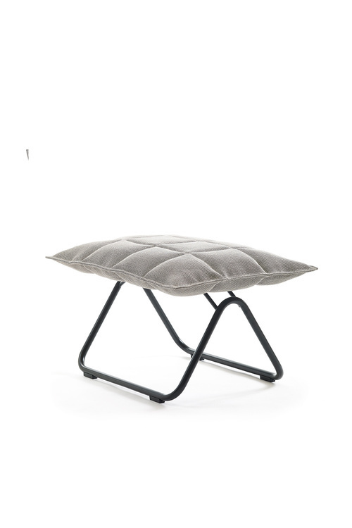 Woodnotes K Ottoman-stone-black