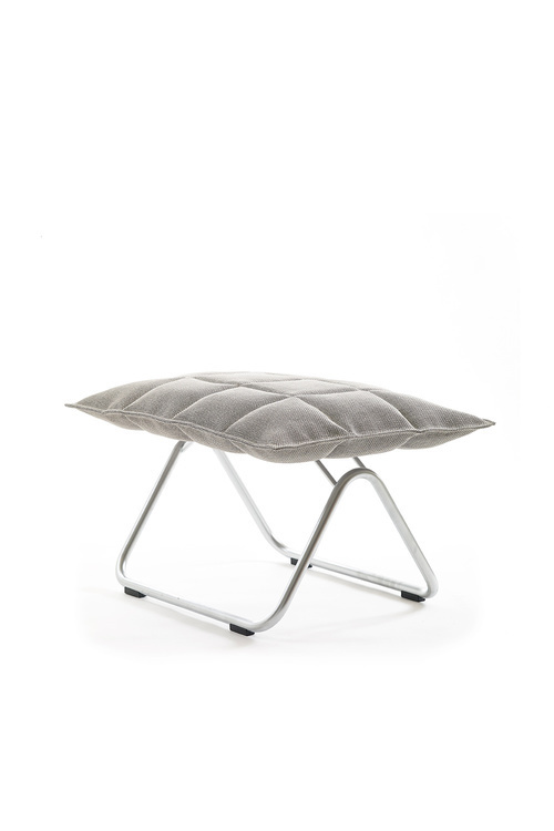 Woodnotes K Ottoman-stone-black