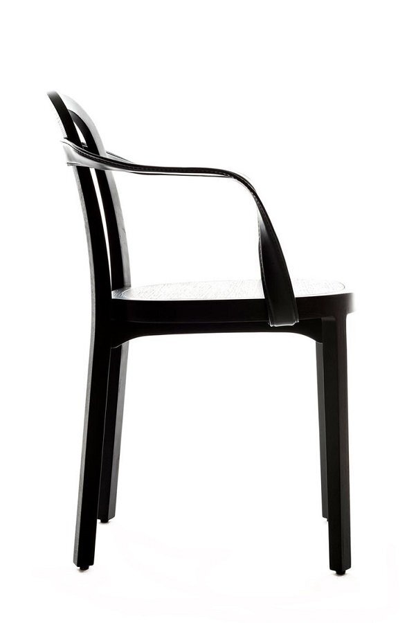 Woodnotes Siro+ Chair with Armrests - Black