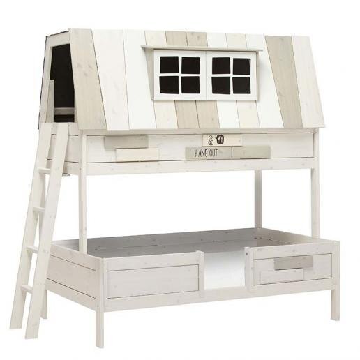 LifeTime Abenteuer Etagenbett Hangout 120 cm - White-Wash