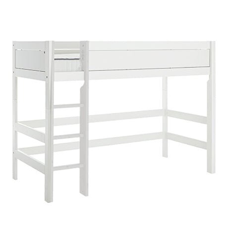 Lifetime Mittel-Hochbett Mit Gerader Leiter - Weiss