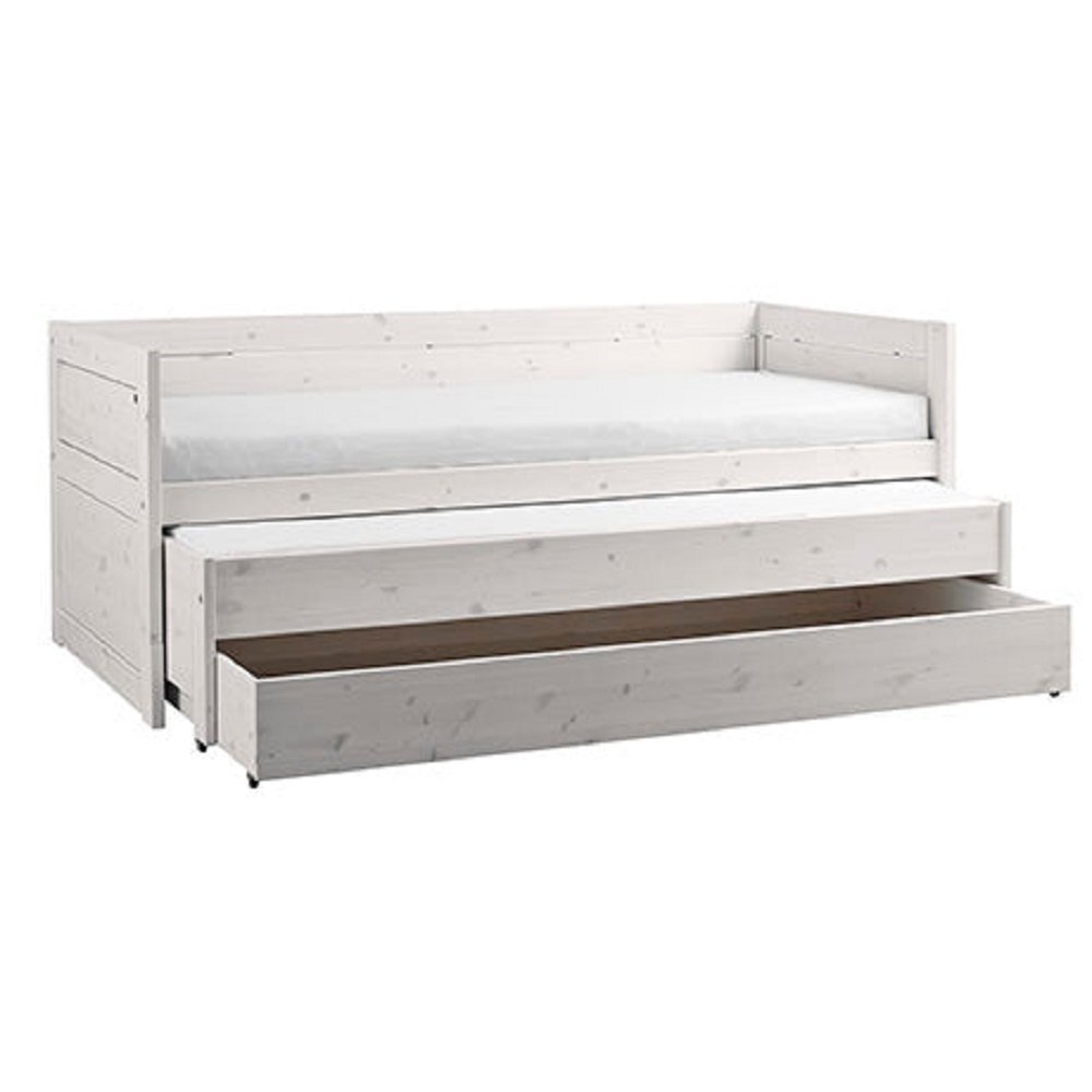 Lifetime Cabin Bed With Guest Bed - Kojenbett Mit Gästebett: Whitewash-Delux Lattenrost