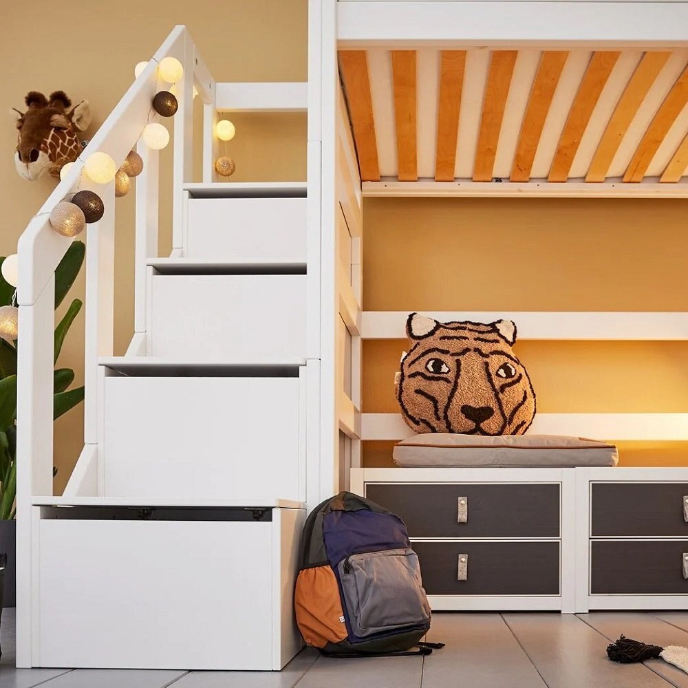 Lifetime High Bed With Stepladder - Hochbett Mit Treppe