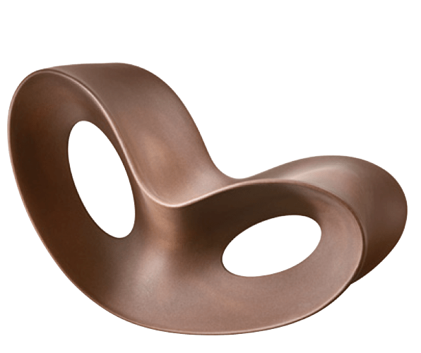 Magis Voido Schaukelstuhl, für Innen und Außen - Brown