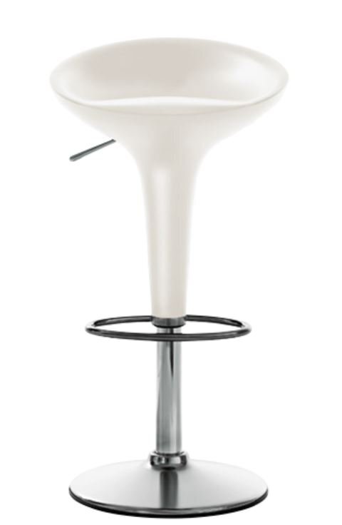 Magis Bombo Stool Hocker weiss, höhenverstellbar - White