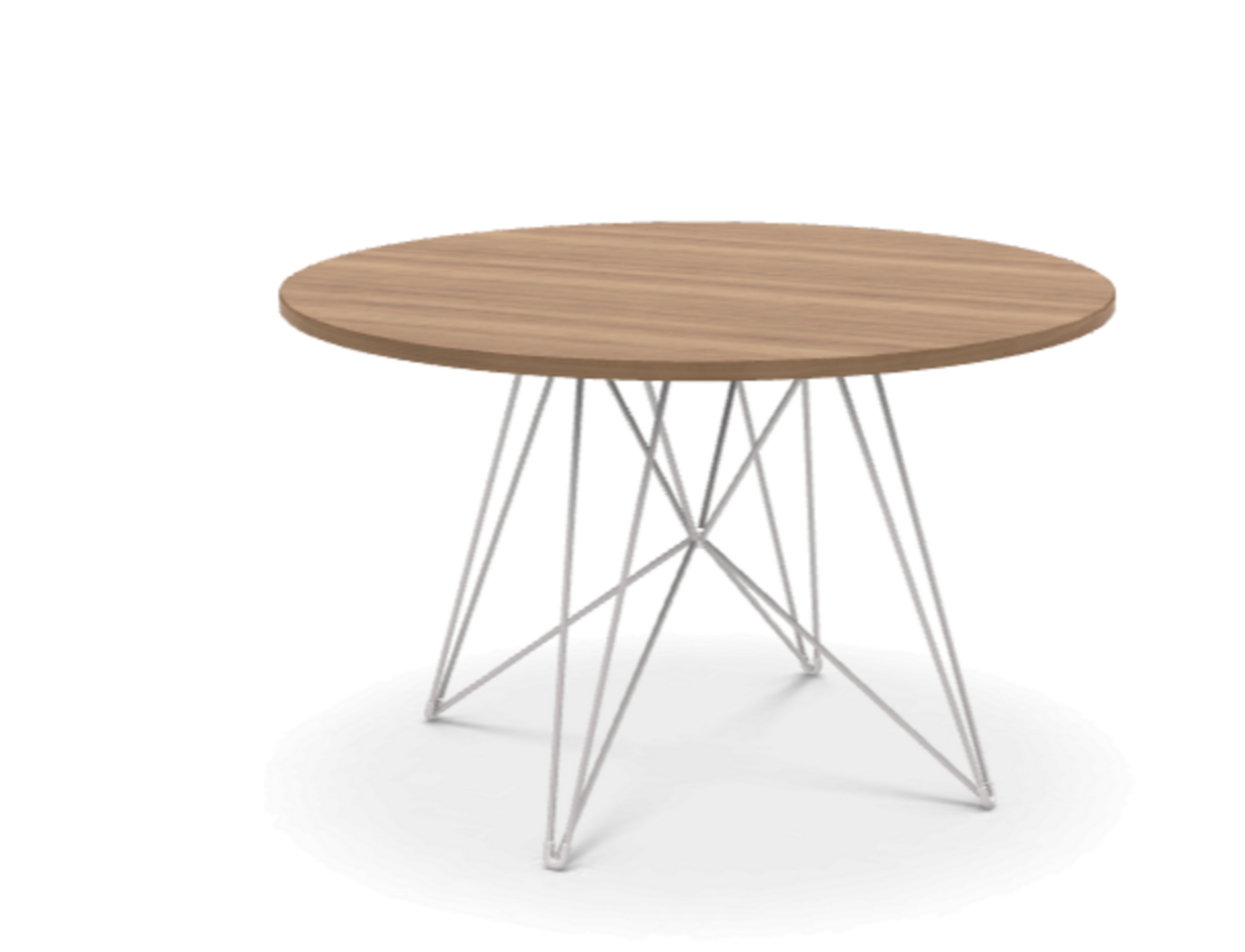 MAGIS TAVOLO XZ3 TISCH, Weiss - Walnuss