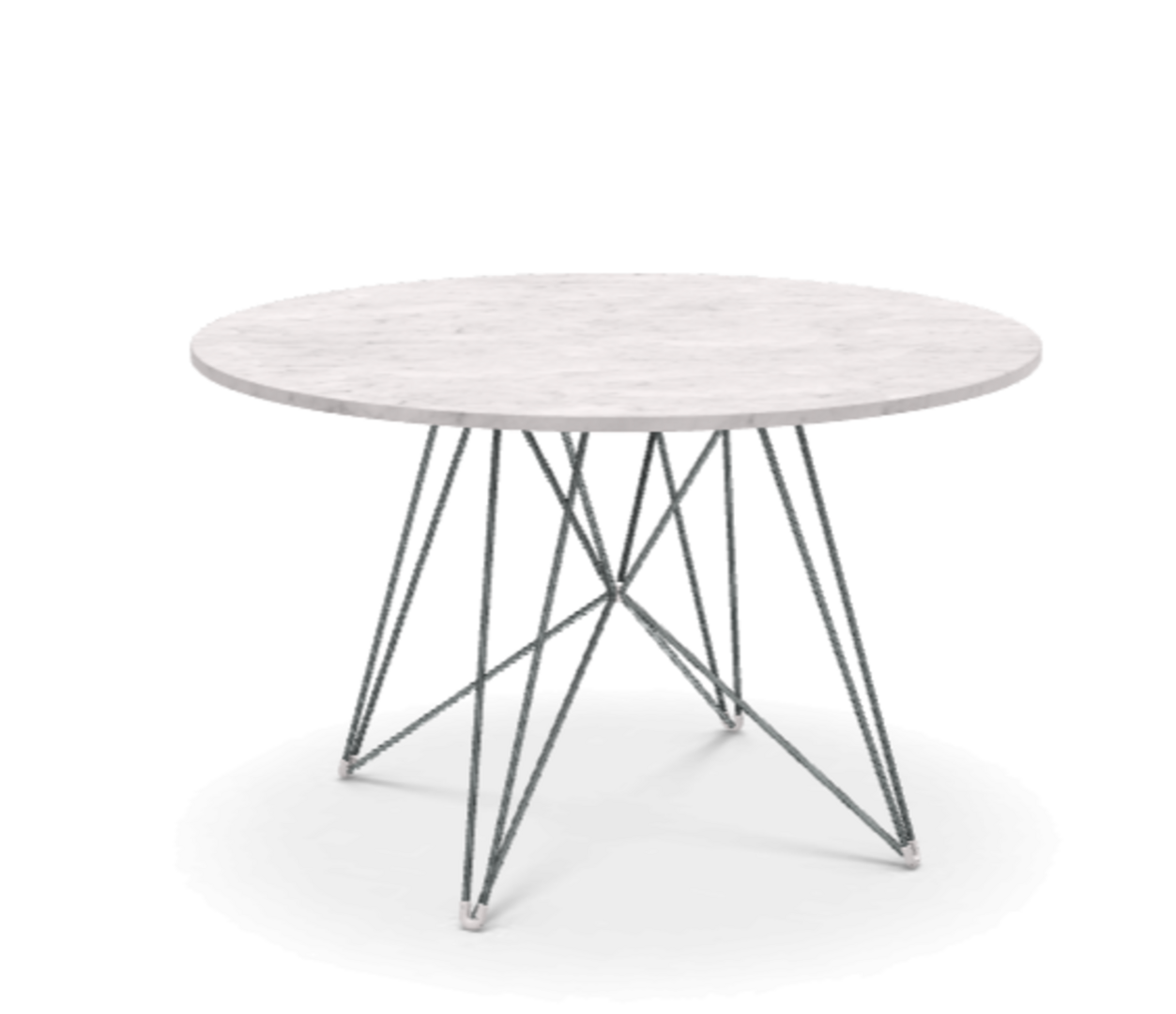 MAGIS TAVOLO XZ3 TISCH, Chrom - Marmor