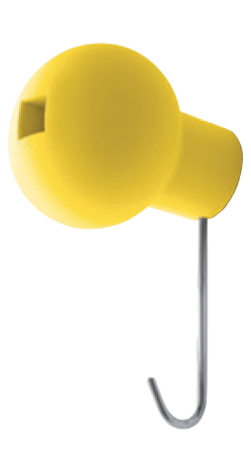 Magis Globo Wandhaken-   Hellgelb