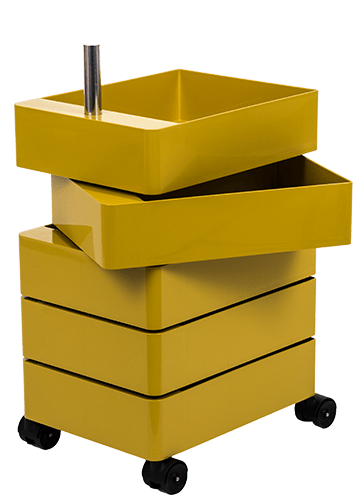 Magis 360° Container, niedrige Ausführung- Yellow