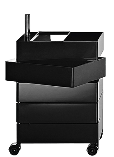 Magis 360° Container, niedrige Ausführung- Black