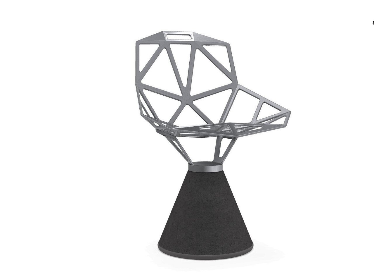 Magis Chair One Stuhl - Grey 5254 / Concrete Black