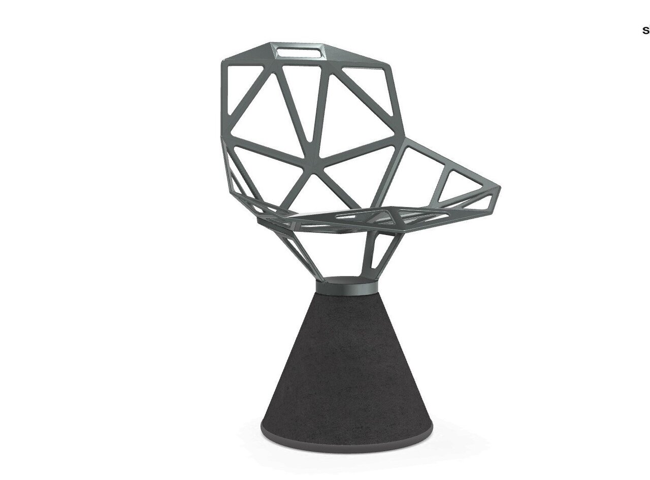 Magis Chair One Stuhl - 	Grey-Green 5256 / Concrete Black