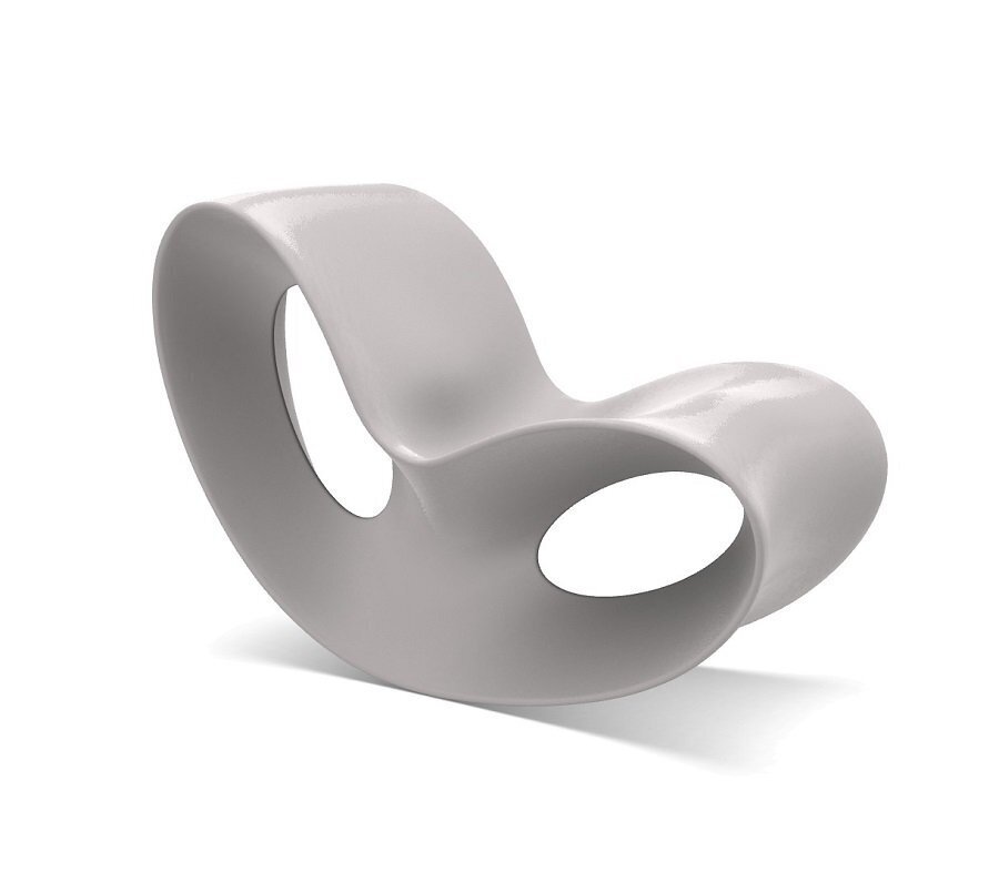 Magis Voido Schaukelstuhl, glänzend lackiert- Grey