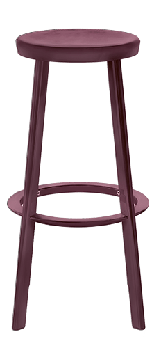 Magis Déjà-Vu Stool Hocker, hoch- Red-Purple