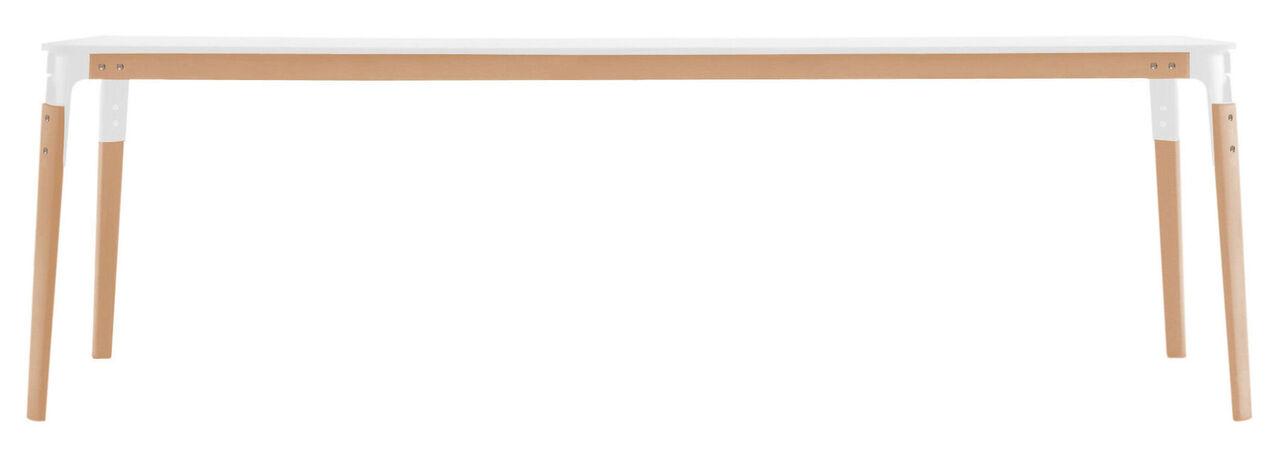 Magis Steelwood Table Tisch, rechteckig