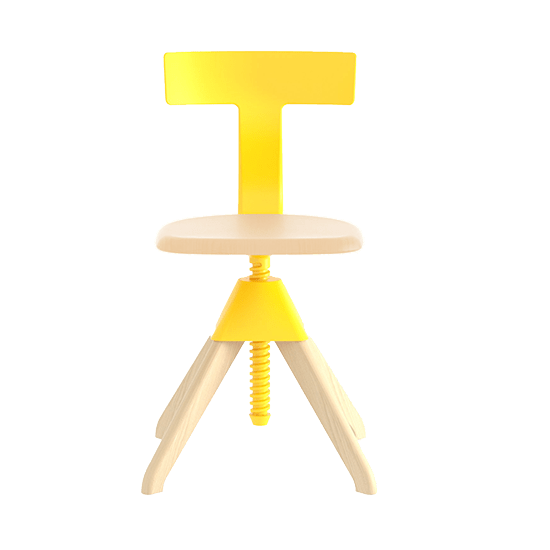 Magis Tuffy The Wild Bunch Stuhl - Natural/Yellow
