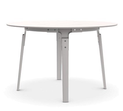 Magis - Steelwood Table Tisch rund - NERO/NERO