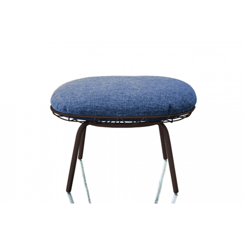 Magis - Pina Fußbank Outdoor - Braun-Blau