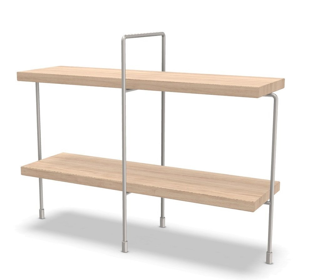 Magis - Traffic Tisch Outdoor - WHITE/OAK NATUR