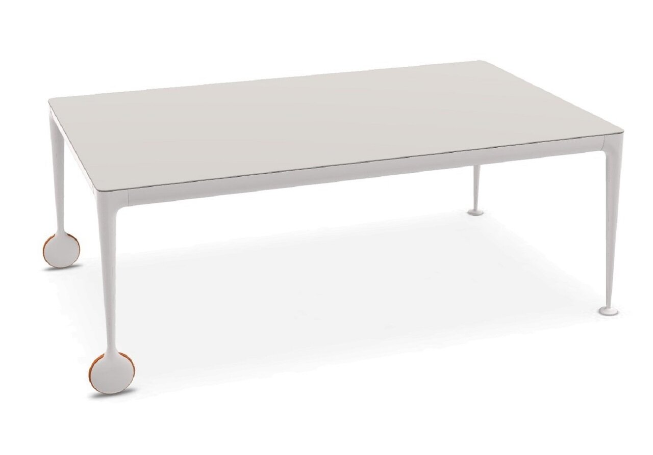 Magis - Big Will Tisch mit Rollen -   Weiss / Breite: 200 cm; Höhe: 75 cm; Tiefe: 100 cm;