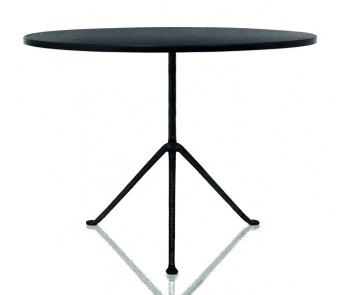 Magis Officina Tisch Rund - Schiefer-Schwarz